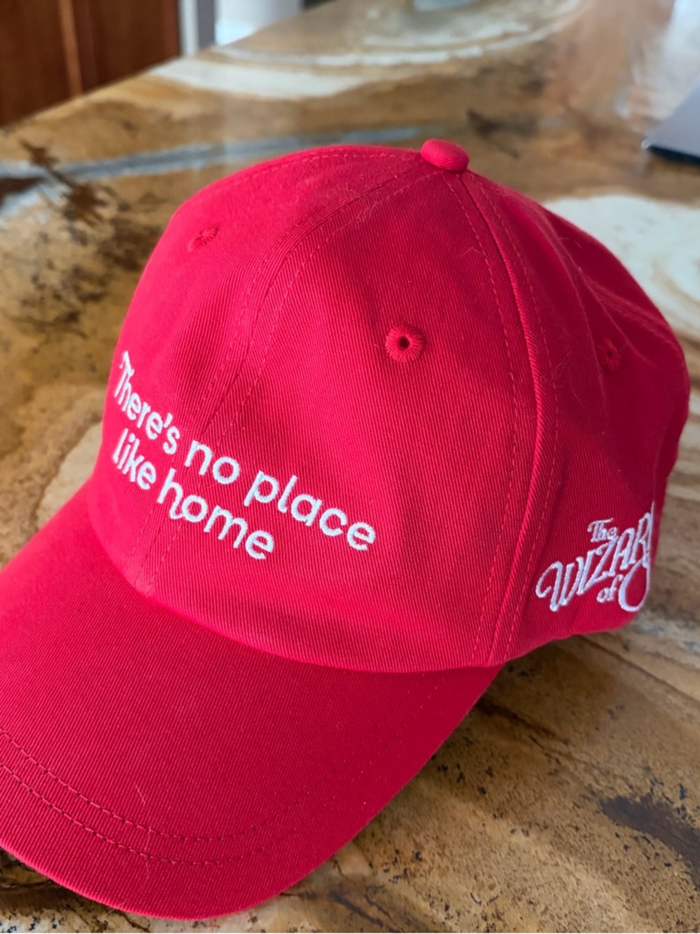 The Wizard of Oz Red Embroidered Cap - Picture 3 of 6